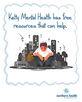 Kelty Mental Health has free resources that can help.