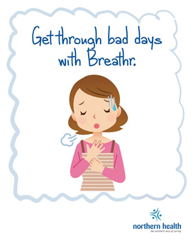 Get through bad days with the Breathr app.