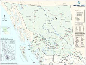 Northern health Communities Map 