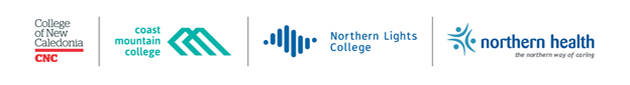 Northern Health and post secondary school logo's