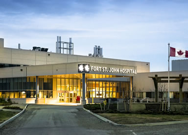 Fort St. John hospital front view