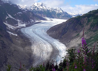 Bear glacier in Stewart, BC.